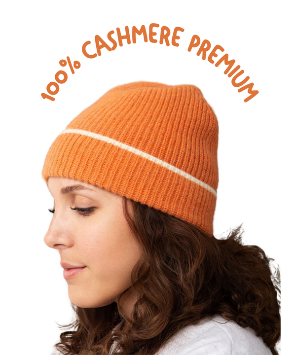 Cappellino 100% cashmere puro - Mango - Berretto morbido di qualità premium - Made in italy