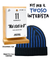 Kit del Tifoso Interista: Il Calendario Top + Cappellino con cashmere del Tifoso interista - Nerazzurro - Berretto morbido di qualità premium - Made in italy