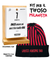 Kit del Tifoso Milanista: Il Calendario Top + Cappellino con cashmere del Tifoso Milanista con ricamo: "Unico amore sei" - Rossonero - Berretto morbido di qualità premium - Made in italy