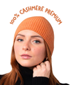 Cappellino Cuffia 100% cashmere puro - Mango - Berretto morbido di qualità premium - Made in italy