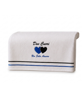 Set Asciugamani Tifoso Personalizzato Viso + Ospite Ricamati